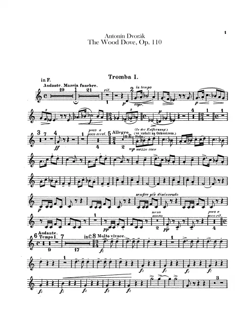 Trumpet 1, 2 and 3 (in F, C)