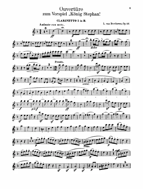 Clarinet 1, 2 (B)