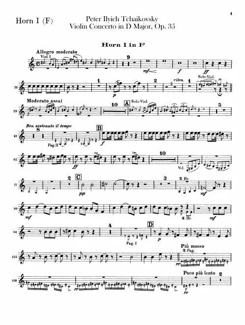 Horn 1, 2 (F)