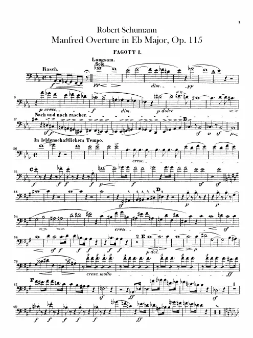 Bassoon 1, 2