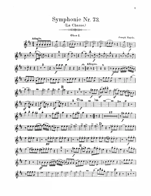 Oboe 1, 2