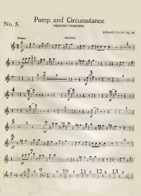 Piccolo, Flute 1, 2