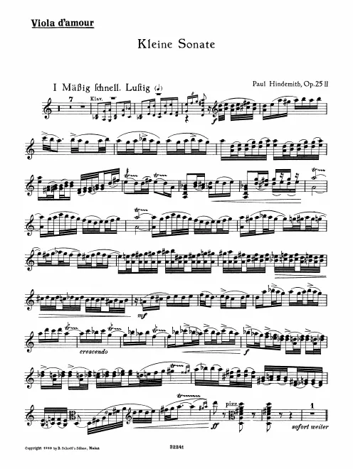 Viola d'amore Part