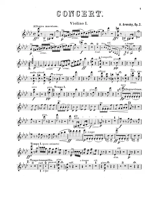 Violins I