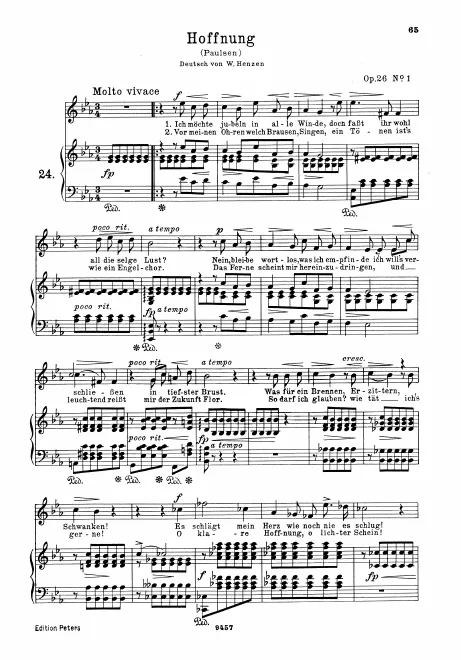 Complete Score (original key, )