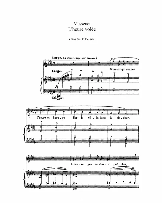 Complete Score (B minor: high voice and piano)