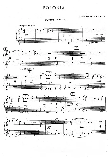 Horn 1/2, 3/4 (F)