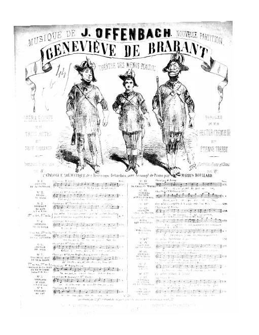 No.7 bis , Chanson de la main et la barbe (extraite de trio): "Sa menotte est douce" (Act I, No.8), G major