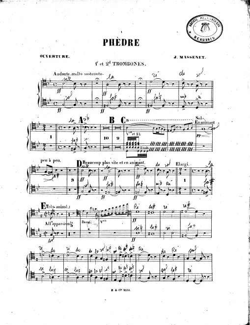 Trombone 1/2, 3, Tuba