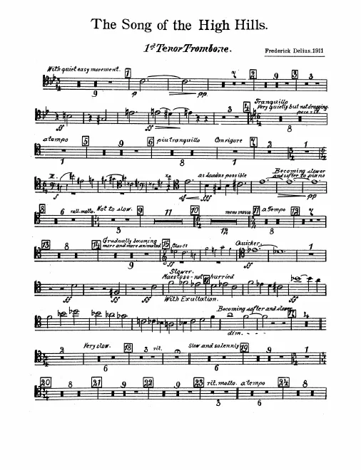 Trombone 1, 2, 3, Tuba