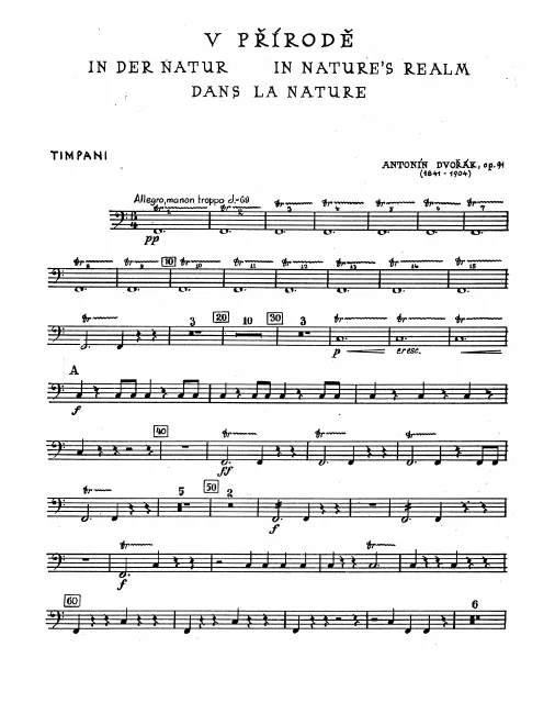 Timpani, Cymbals/Triangle