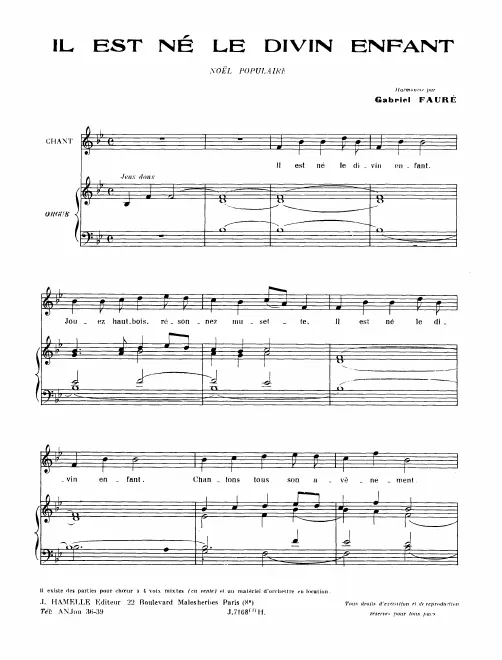 Complete Score (voices and organ)