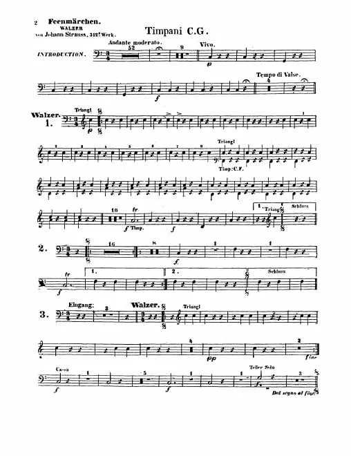 Timpani/Triangle/Bass Drum, Snare Drum