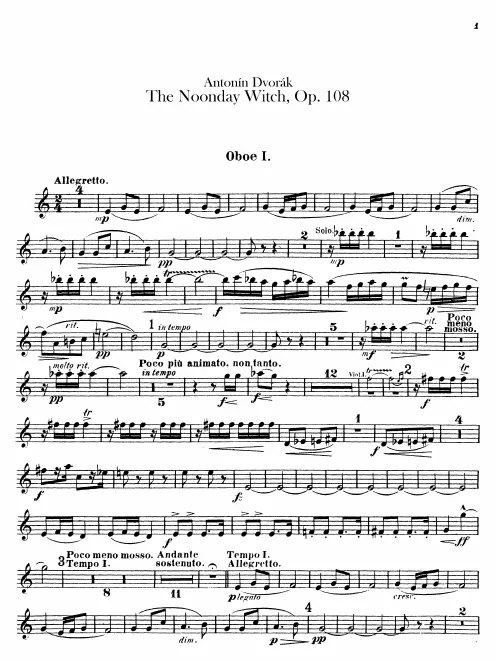 Oboe 1, 2