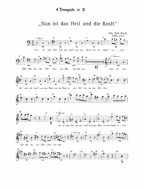 Trumpet 1, 2, 3 (D)