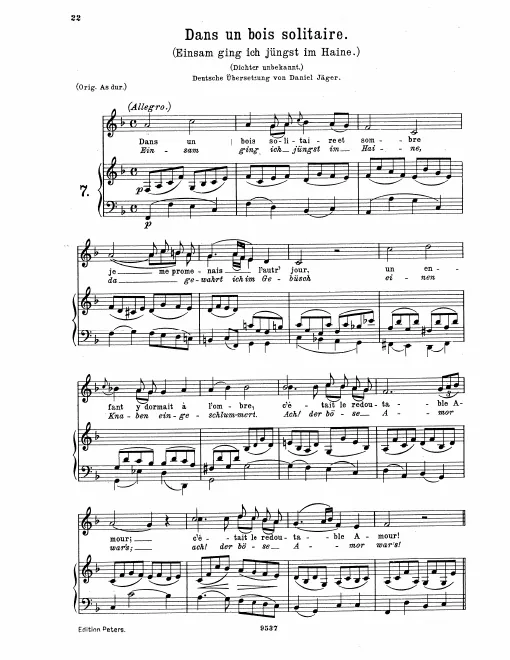 Complete Score (low voice, )