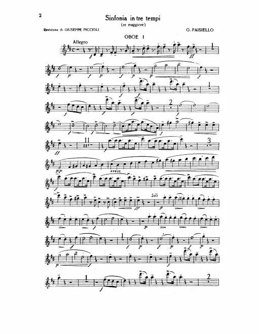 Oboe 1, 2