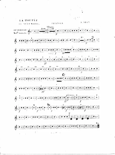 Triangle, Bass Drum/Cymbals