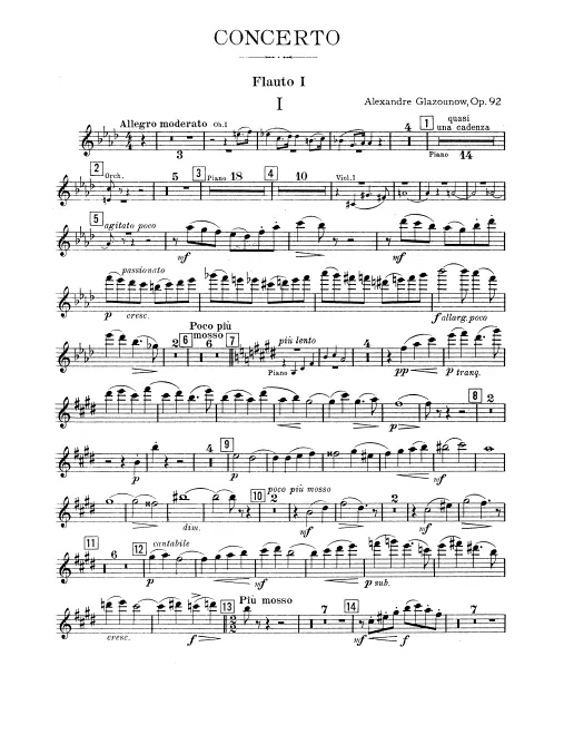 Flute 1, 2, 3/Piccolo