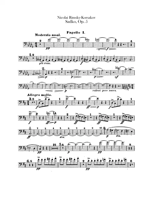 Bassoon 1, 2