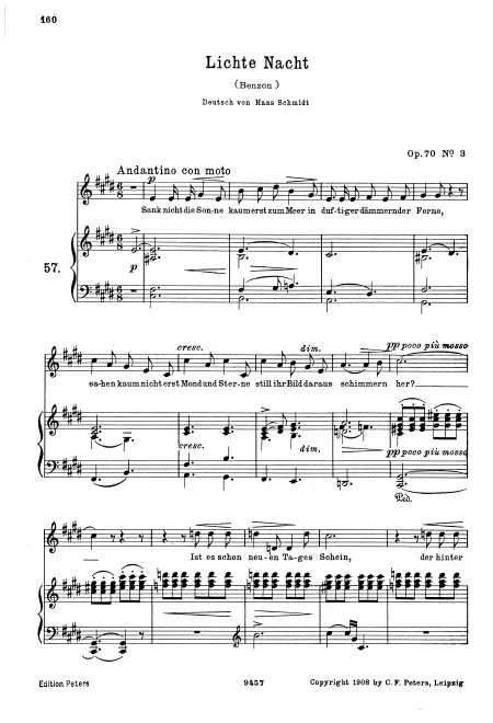Complete Score (original / high voice, )