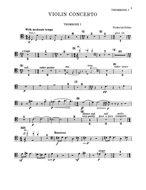 Trombone 1/2, 3, Tuba