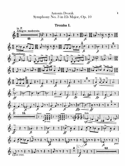 Trumpet 1, 2 (F, E)