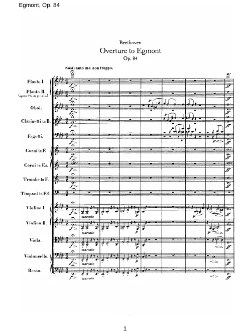 Complete Score (with bar numbers and rehearsal marks)