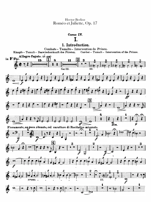 Horn 4 (F/C/D/E/D)