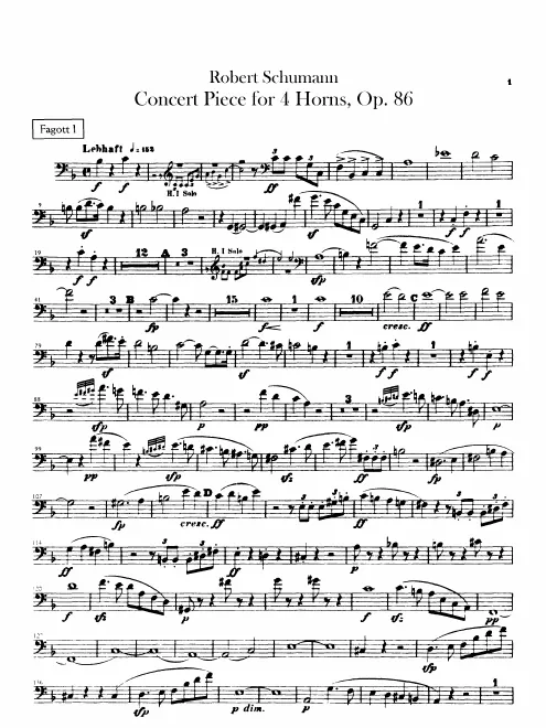 Bassoon 1, 2