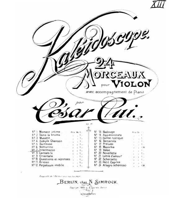 7. Intermezzo
