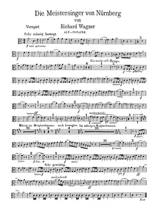Trombone 1, 2, 3 (Alto, Tenor, Bass)