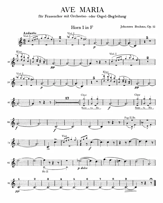 Horn 1, 2 (F)