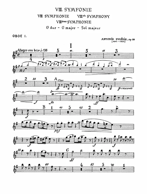 Oboe 1, 2/English Horn