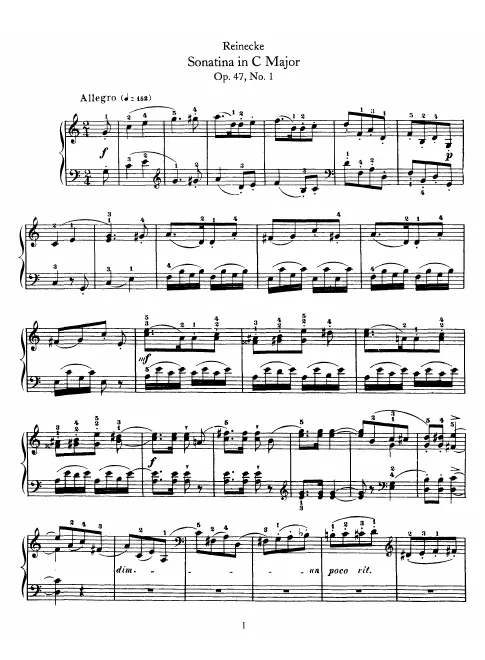 1. Sonatina in