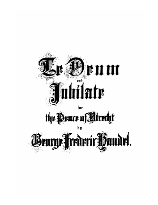 31. Utrechter Te Deum und Jubilate (1870)