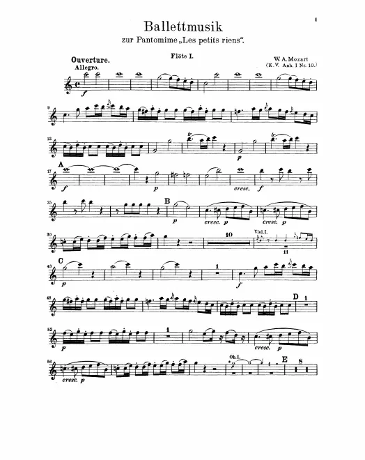 Flute 1, 2