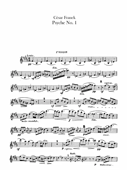 Violins I, II