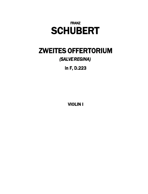 Violins I