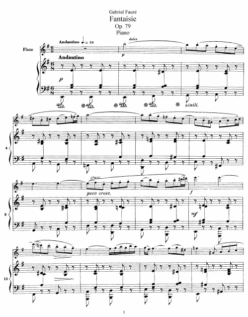 Complete Score and Flute Part