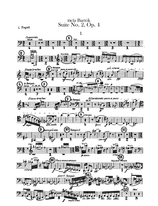 Bassoon 1, 2