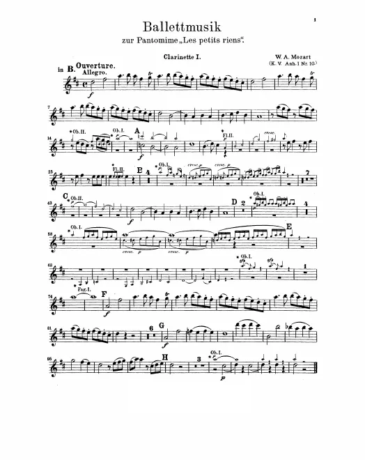 Clarinet 1, 2 (B/C*)