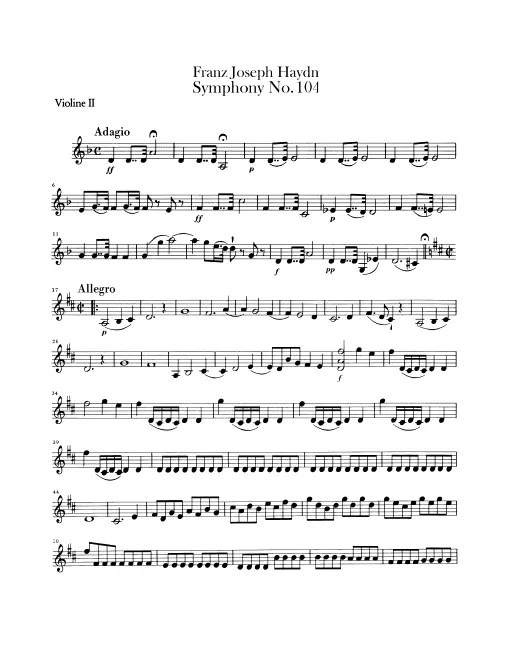 Violins II