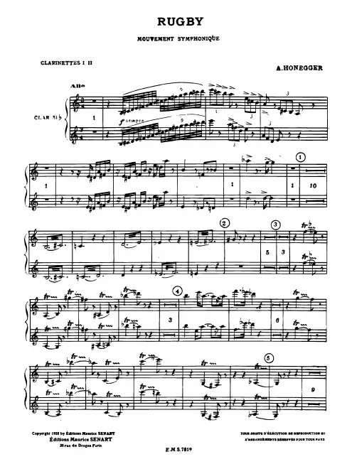 Clarinet 1/2 (B)