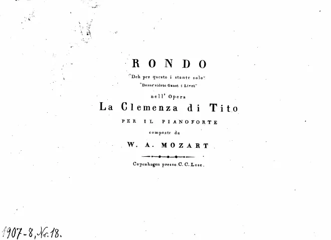 Rondo "Deh per questo i stante solo"