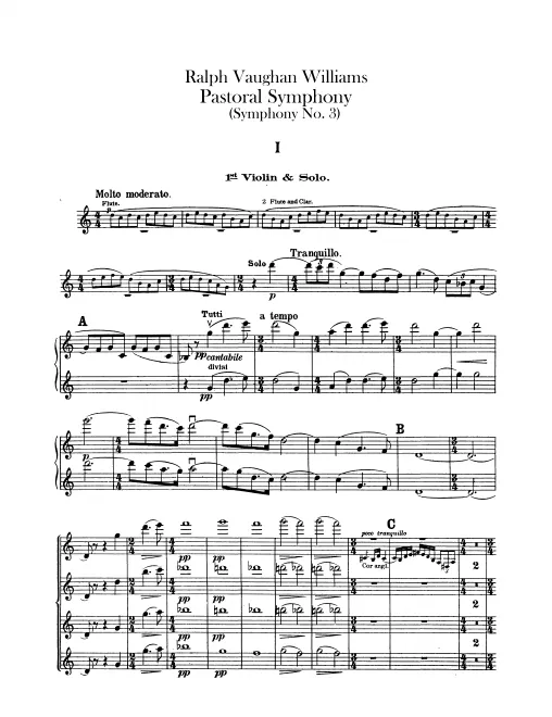 Violins I/Violin solo