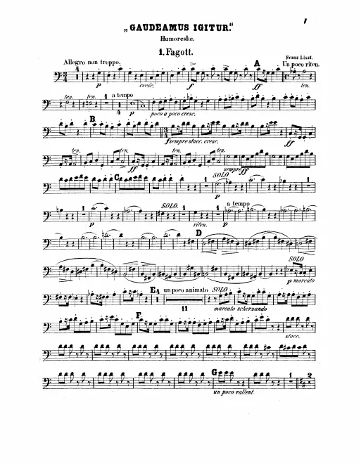 Bassoon 1, 2