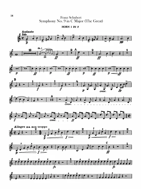 Horn 1, 2 (F)