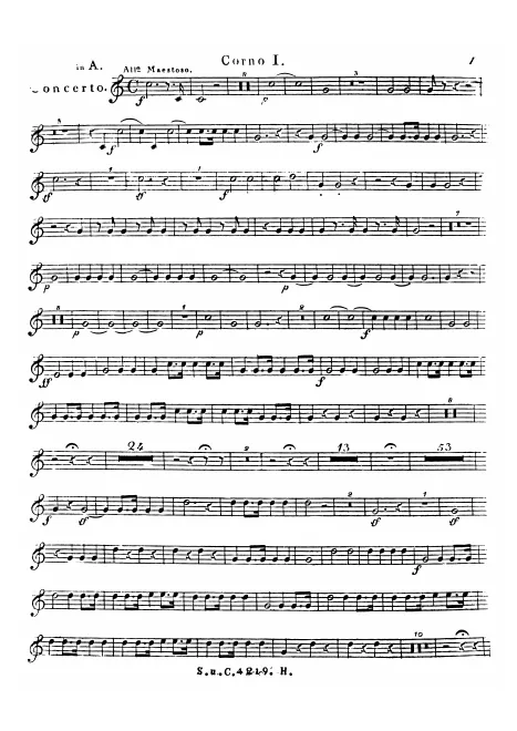 Horn 1 (A)