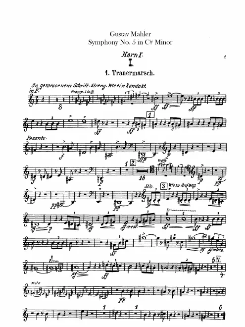 Horn 1 (F)